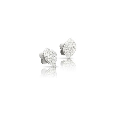 Boucles d'oreilles Pasquale Bruni Petit Garden en or blanc et diamants