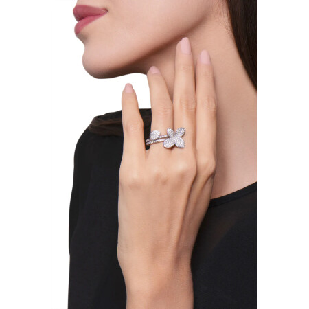 Bague Pasquale Bruni Petit Garden en or blanc et diamants