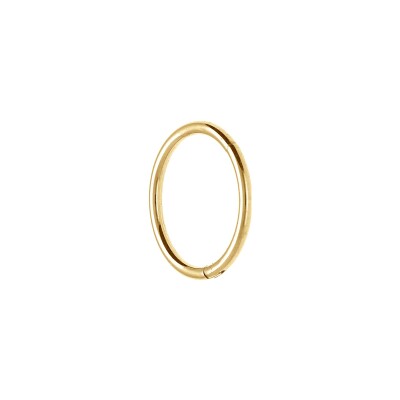 Piercing anneau en acier doré