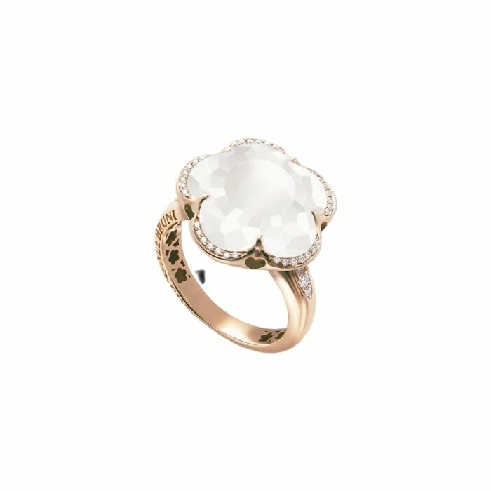 Pasquale Bruni Bon Ton ring, rose gold, quartz and diamonds 