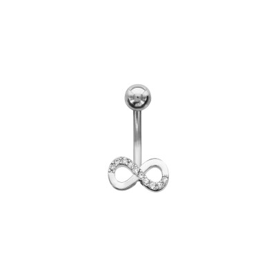 Piercing nombril en acier