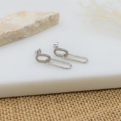 Boucles d'oreilles Serena argent