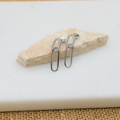 Boucles d'oreilles Serena argent