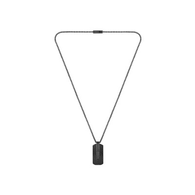 Collier BOSS Orlado en acier PVD noir