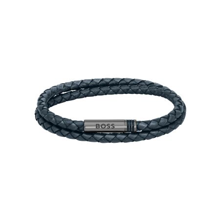 Bracelet BOSS Ares en cuir, taille M