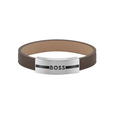 Bracelet BOSS Luke en cuir, taille M