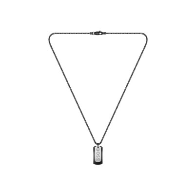 Collier BOSS Devon en acier et acier pvd