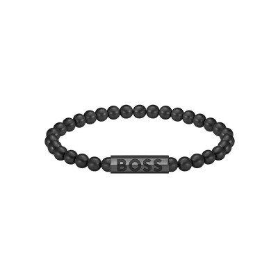 Bracelet BOSS en acier noir