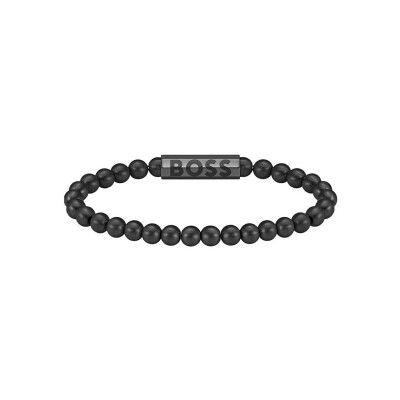 Bracelet BOSS en acier noir