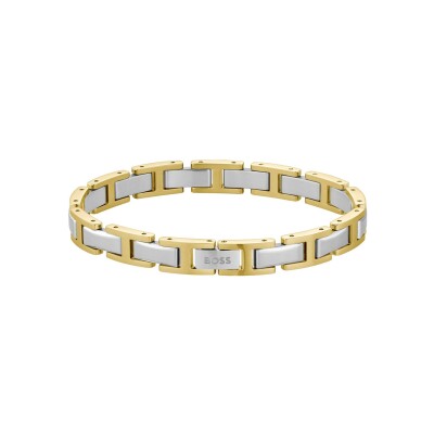 Bracelet BOSS Nolan en acier et acier doré