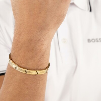 Bracelet BOSS Brooks en acier doré