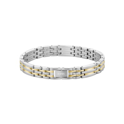 Bracelet BOSS Wesley en acier et acier doré