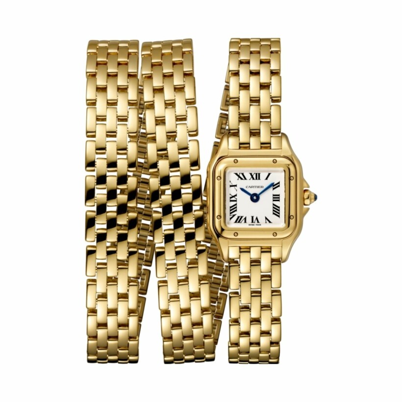 Panthère de Cartier watch, Mini model, quartz movement, yellow gold