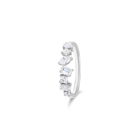 Bague Hype PM en or blanc et diamants