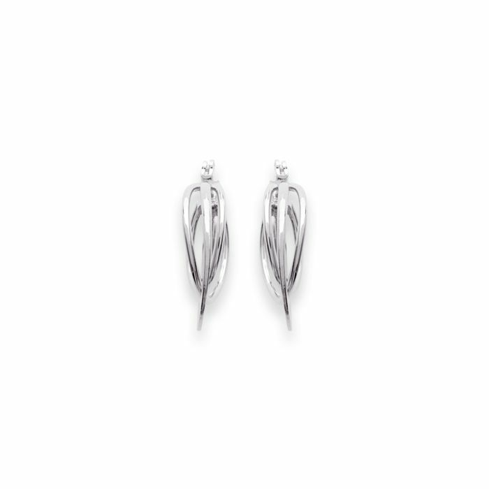 Boucles d'oreilles créoles en argent