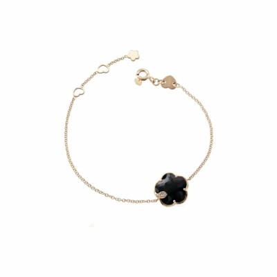 Bracelet Pasquale Bruni Petit Joli' en or rose, onyx et diamants blancs