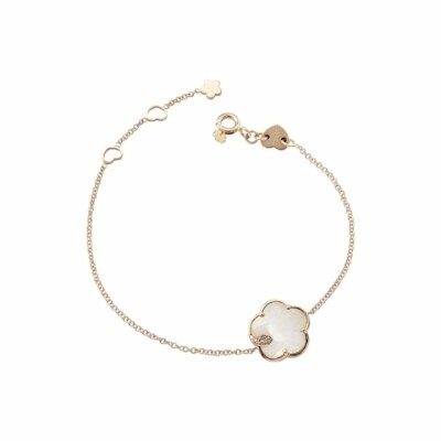 Bracelet Pasquale Bruni Petit Joli' en or rose, agate blanche et diamants blancs