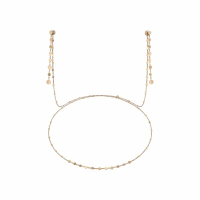 Collier sautoir Pasquale Bruni Luce en or rose et diamants