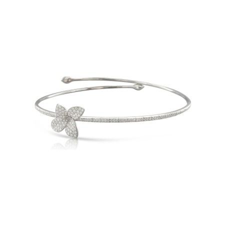 Collier choker Pasquale Bruni Petit Garden en or blanc et diamants blancs