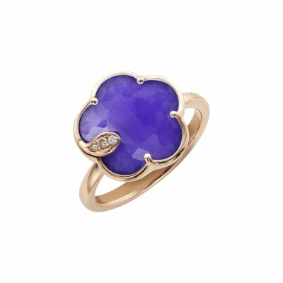 Pasquale Bruni Petit Joli ring, roségoud, lavendelkwarts en diamanten