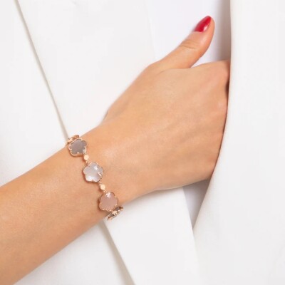 Bracelet Pasquale Bruni Bouquet lunaire en or rose, pierres de lune et diamants