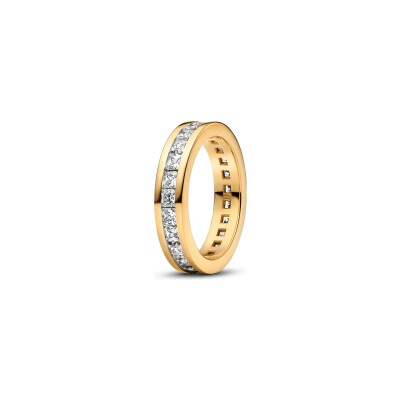 Bague Pandora Éternité Rail en métal doré, taille 52