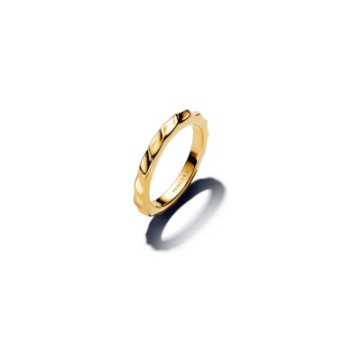 Bague Pandora Anneau Ondulé en métal doré, taille 54