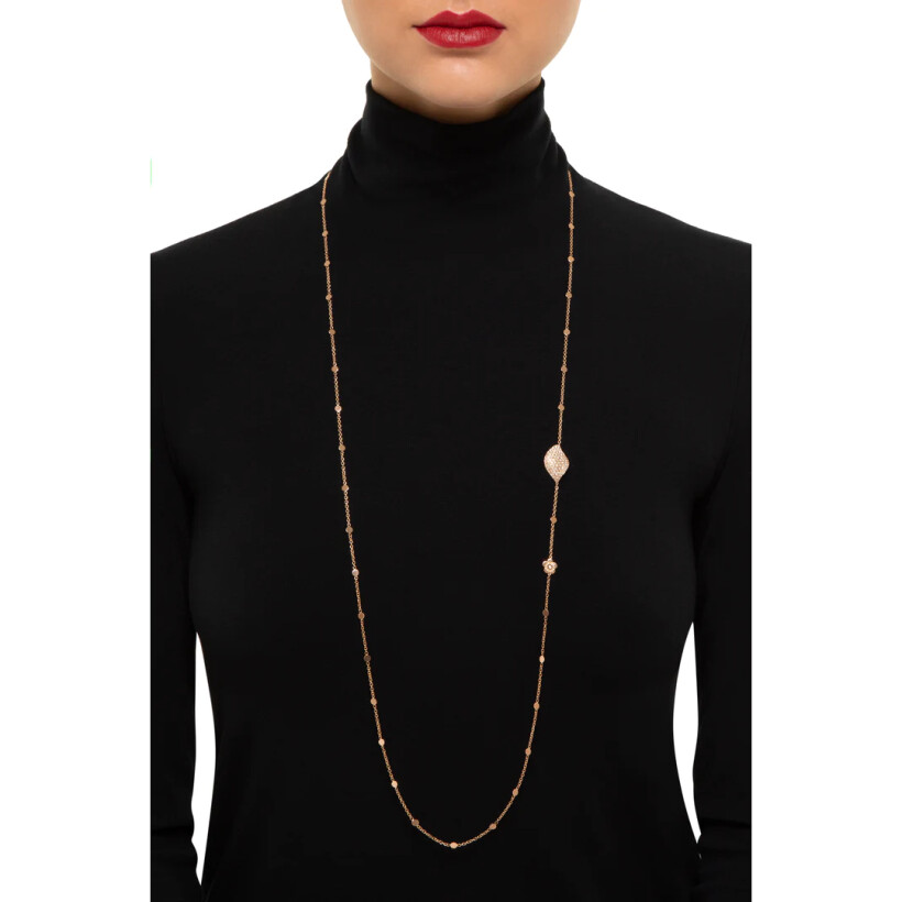 Pasquale Bruni Aleluia necklace in rose gold and diamants