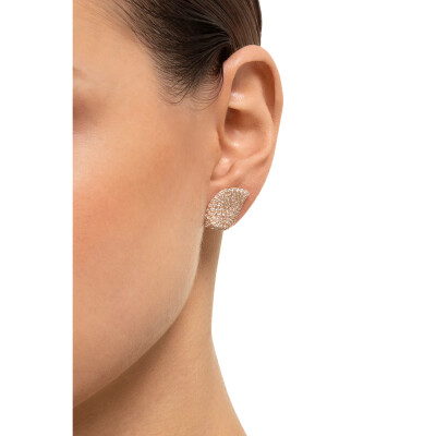 Boucles d'oreilles Pasquale Bruni Aleluia en or rose et diamants