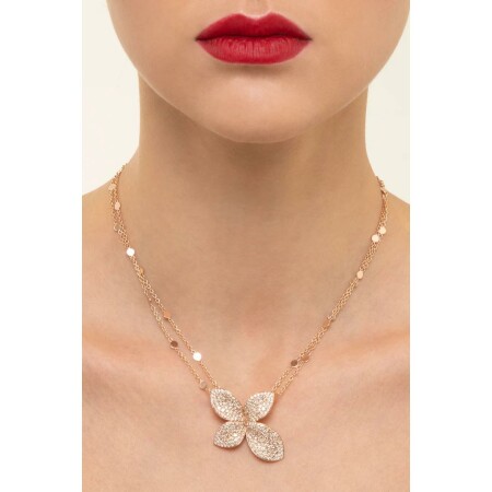 Collier Pasquale Bruni Giardini Segreti en or rose et diamants