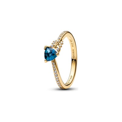Bague Disney X Pandora Flèche de Mérida en métal doré et oxydes de zirconium, taille 54
