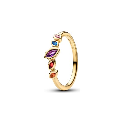 Bague Disney X Pandora Pocahontas en métal doré et cristaux de synthèse, taille 56