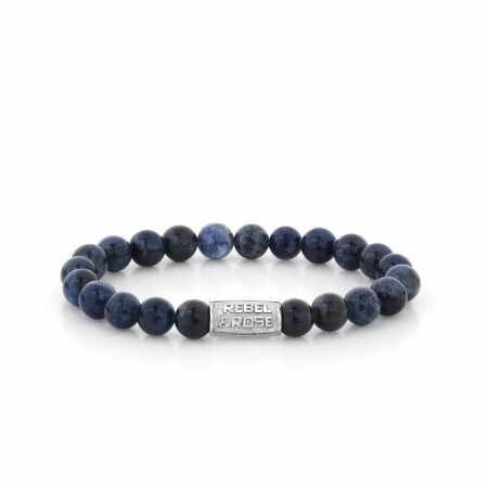 Bracelet Rebel & Rose Stones Only en sodalite bleue