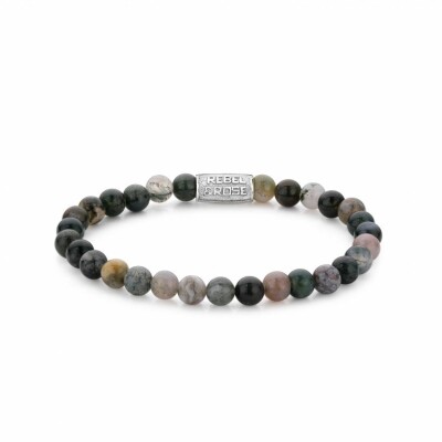 Bracelet Rebel & Rose Stones Only en agate indienne