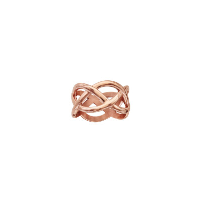 Bague en acier et pvd