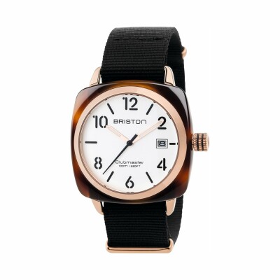 Montre Briston Clubmaster Classic HMS Date Acétate