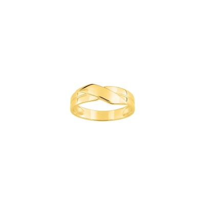 Bague fantaisie en or jaune