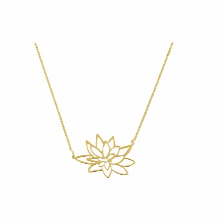 Collier Fleur de Lotus en or jaune