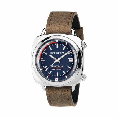 Montre Briston Clubmaster Diver HMS Date Acier