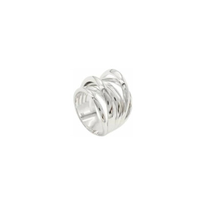 Bague Eclat en argent et oxyde de zirconium