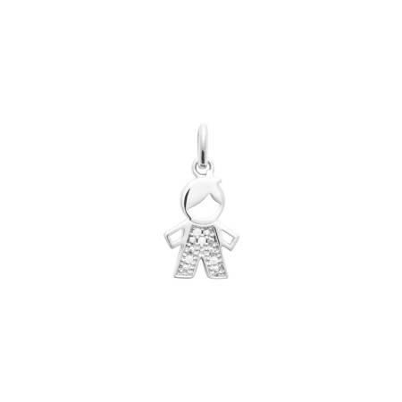 Pendentif en argent et oxyde de zirconium