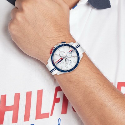 Montre Tommy Hilfiger en acier et silicone 1792167