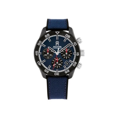 Montre Tommy Hilfiger en acier  et silicone bleu 1792183