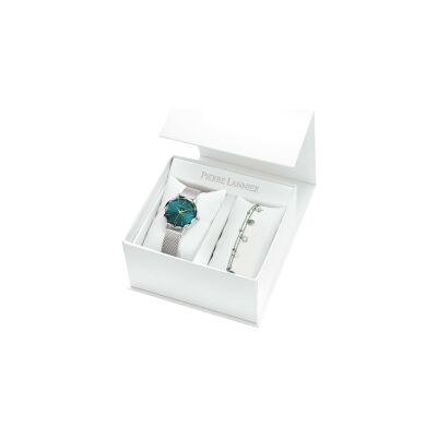 Coffret de montre Pierre Lannier Multiples 179F671 et bracelet acier