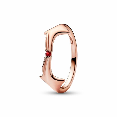 Bague Marvel X Pandora Sorcière Rouge en métal doré rose, taille 54