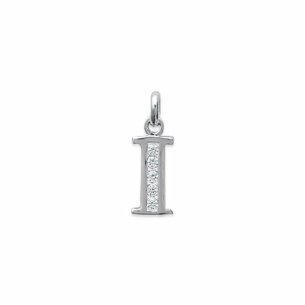 Pendentif en argent rhodié et oxydes de zirconium