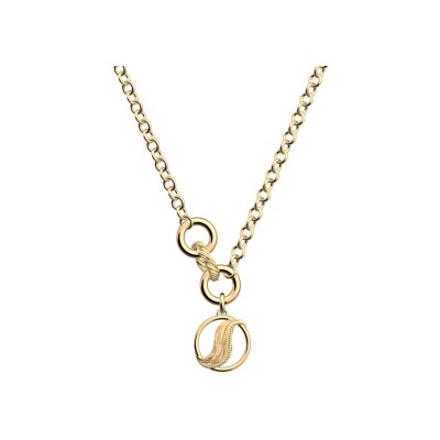 Collier Les Georgettes Drapé en laiton finition dorée, 16 mm