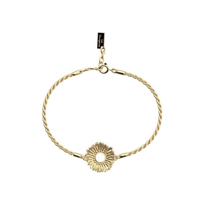 Bracelet Les Georgettes Adèle en laiton finition dorée