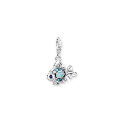 Pendentif Thomas Sabo Charm Club en argent et pierres de synthèse