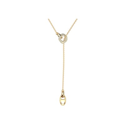 Collier Les Georgettes Montmartre en acier finition dorée et résine